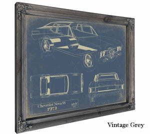 1972 Chevrolet Nova Ss Wall Art from Bella Frye.