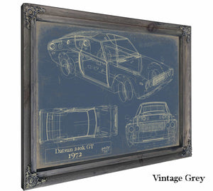 1972Datsun 240Kgt Wall Art from Bella Frye.