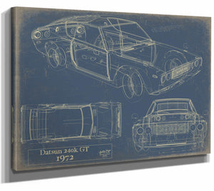 1972Datsun 240Kgt Wall Art from Bella Frye.