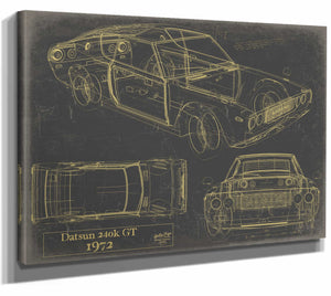 1972Datsun 240Kgt Wall Art from Bella Frye.