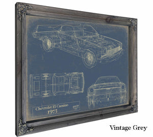 1973 Chevrolet El Camino Wall Art from Bella Frye.