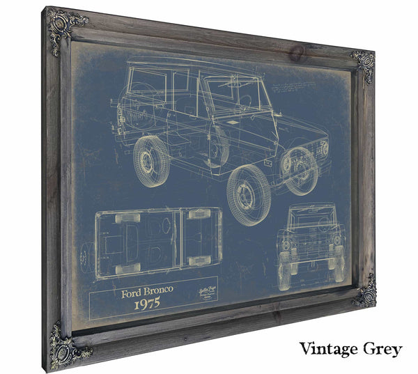 1975 Ford Bronco Wall Art from Bella Frye.