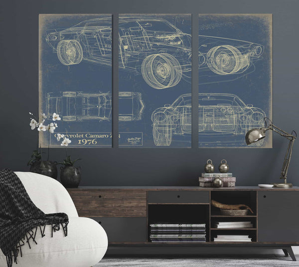 1976 Chevrolet Camaro z28 Wall Art from Bella Frye.