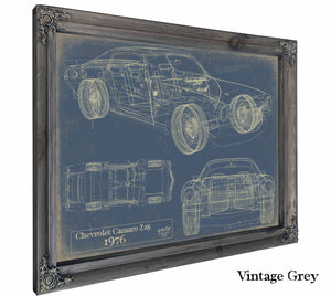 1976 Chevrolet Camaro z28 Wall Art from Bella Frye.