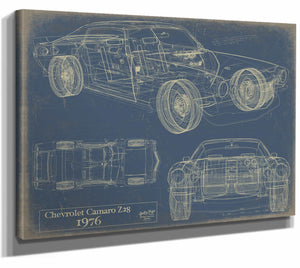 1976 Chevrolet Camaro z28 Wall Art from Bella Frye.