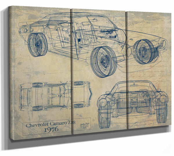 1976 Chevrolet Camaro z28 Wall Art from Bella Frye.