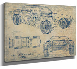 1976 Chevrolet Camaro z28 Wall Art from Bella Frye.