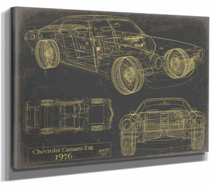 1976 Chevrolet Camaro z28 Wall Art from Bella Frye.