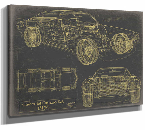 1976 Chevrolet Camaro z28 Wall Art from Bella Frye.