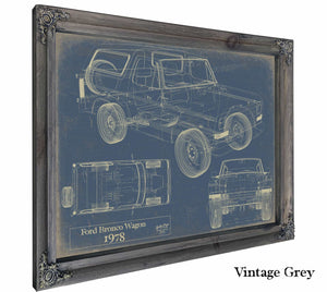 1978 Ford Bronco Wagon Wall Art from Bella Frye.