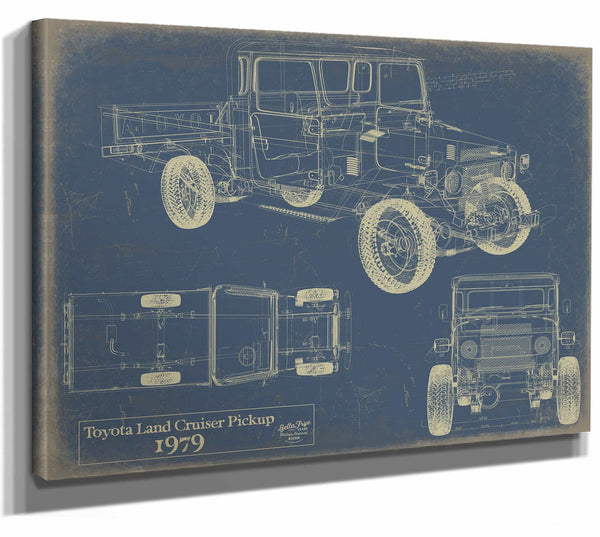 1979 Toyota Land Cruiser Pickup Wall Art from Bella Frye.