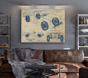 1979 Triumph Spitfire 1500 Wall Art from Bella Frye.