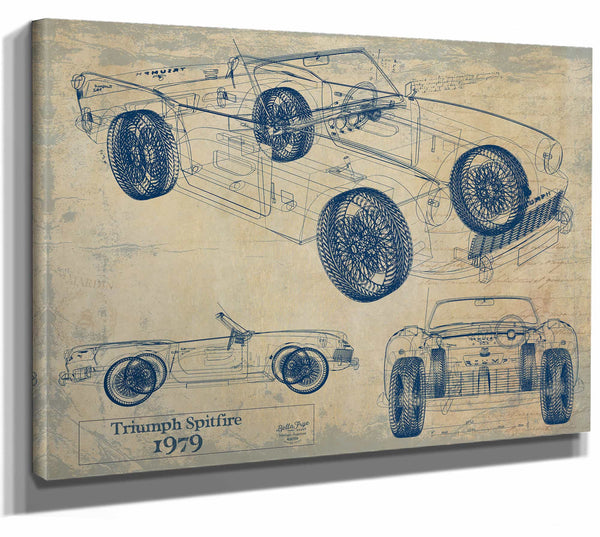 1979 Triumph Spitfire 1500 Wall Art from Bella Frye.