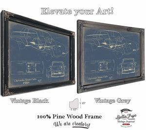 1980 Chevrolet Monte Carlo Wall Art from Bella Frye.