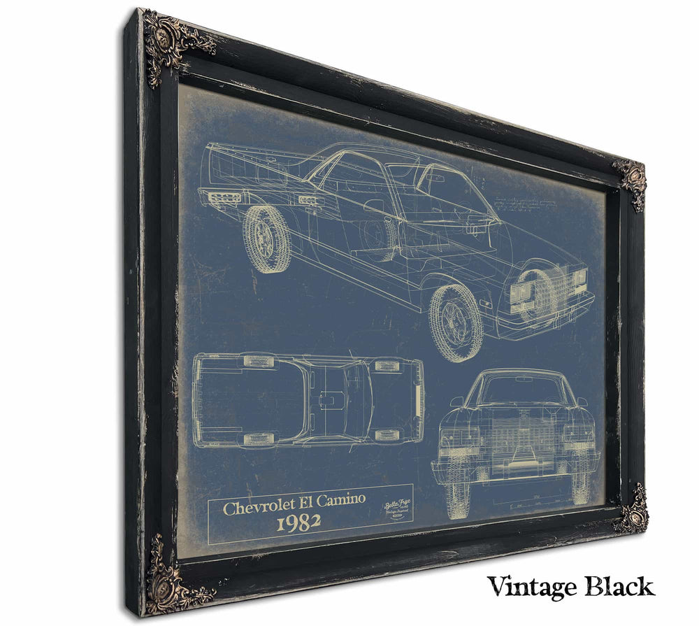 1982 Chevrolet El Camino Wall Art from Bella Frye.