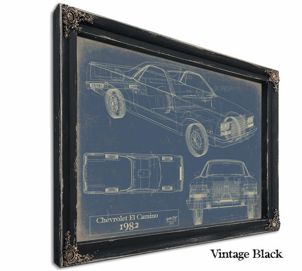 1982 Chevrolet El Camino Wall Art from Bella Frye.