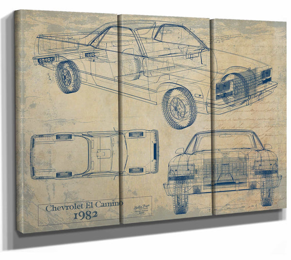 1982 Chevrolet El Camino Wall Art from Bella Frye.