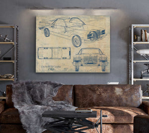 1982 Chevrolet El Camino Wall Art from Bella Frye.