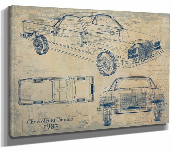 1982 Chevrolet El Camino Wall Art from Bella Frye.