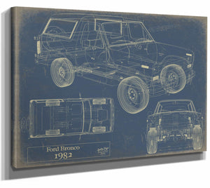 1982 Ford Bronco Wall Art from Bella Frye.