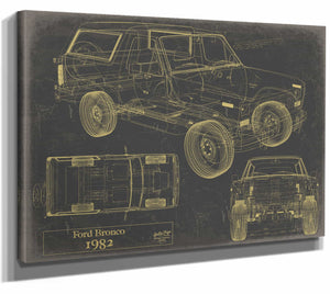 1982 Ford Bronco Wall Art from Bella Frye.