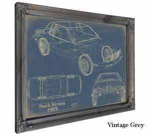 1989 Buick Riviera Wall Art from Bella Frye.