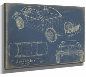 1989 Buick Riviera Wall Art from Bella Frye.