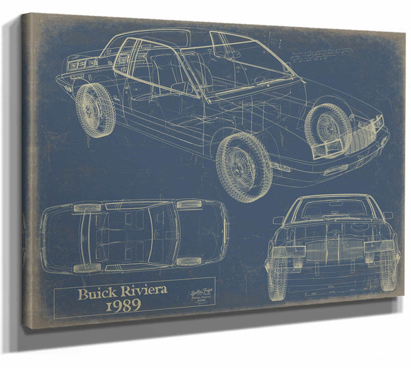 1989 Buick Riviera Wall Art from Bella Frye.