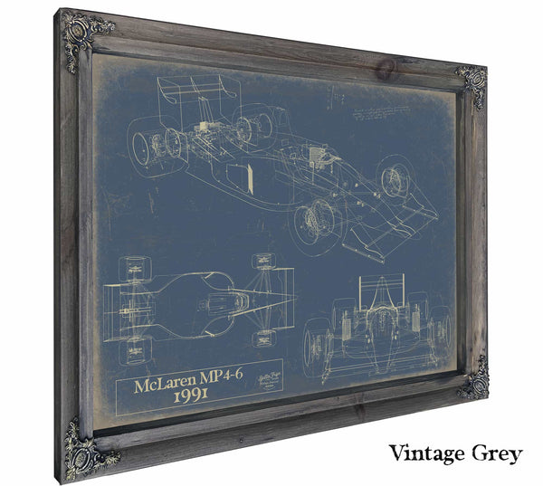 1991Mclaren Mp4 6 Wall Art from Bella Frye.