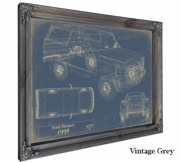 1995 Ford Bronco Wall Art from Bella Frye.