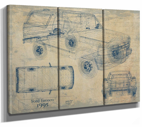 1995 Ford Bronco Wall Art from Bella Frye.