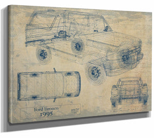 1995 Ford Bronco Wall Art from Bella Frye.