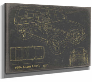 1996 Lexus lx450 Wall Art from Bella Frye.