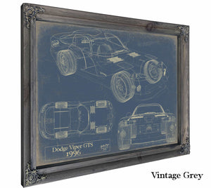 1996 Dodge Viper Gts Wall Art from Bella Frye.