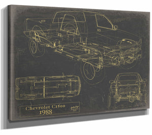 1998 Chevrolet c1500 Wall Art from Bella Frye.