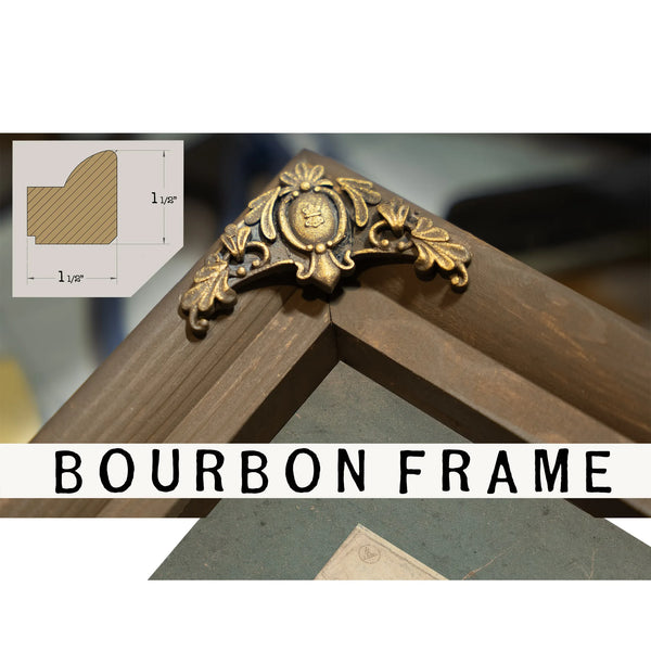 The Bloodletters Beacon — Koken Patent Blueprint — Framed Wall Art Room View | Bella Frye
