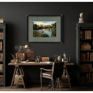 The Gilded Refuge Where Manhattans Elite Escaped to Waters Edge — Framed Wall Art Room View | Bella Frye