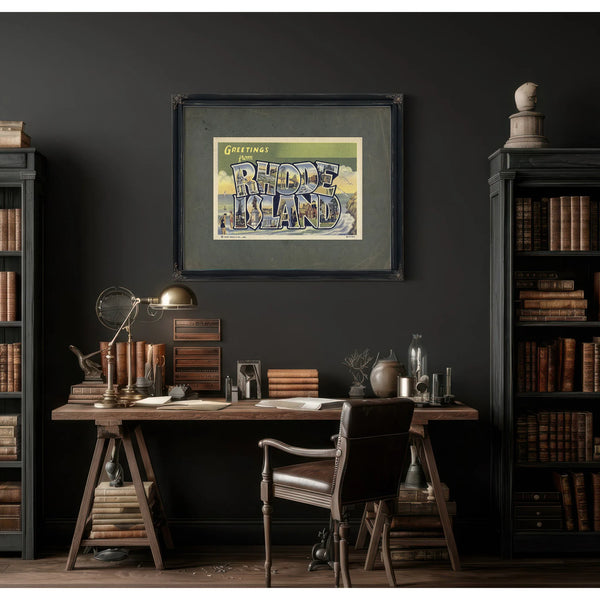 Rhode Island — Framed Wall Art Room View | Bella Frye
