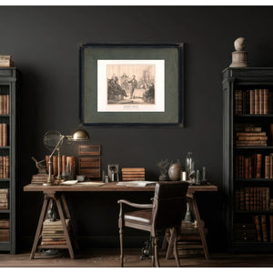 Abraham Lincoln Defending Young Armstrong 1865