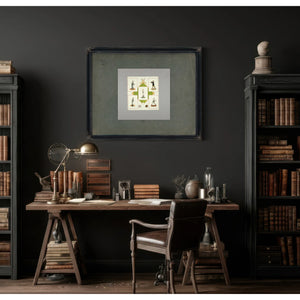 Souvenir Square Usa 1912 Ch 185475 2 2 — Framed Wall Art Room View | Bella Frye