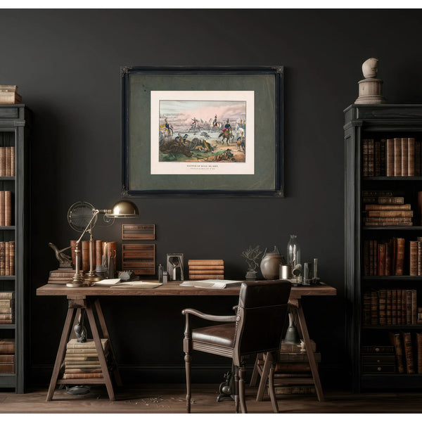 Battle of Mill El Renear the City of Mexicosept 8th 1847 1847 — Framed Wall Art Room View | Bella Frye