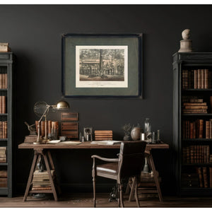 Commissary Department Encampment of the Mass 6th Regiment of Volunteers at T — Framed Wall Art Room View | Bella Frye