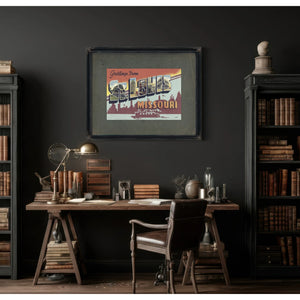 Missouri St Louis — Framed Wall Art Room View | Bella Frye