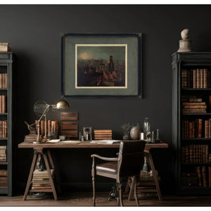 Chicago 1871 1871 — Framed Wall Art Room View | Bella Frye