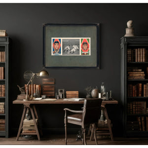 George Moriartyty Cobb Detroit Tigers Baseball Card Portrait 2 — Framed Wall Art Room View | Bella Frye