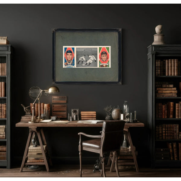 George Moriartyty Cobb Detroit Tigers Baseball Card Portrait 2 — Framed Wall Art Room View | Bella Frye