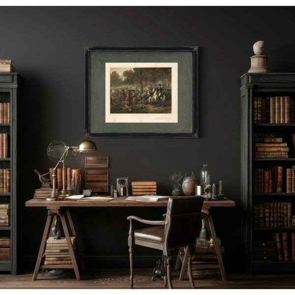 Life of George Washingtonthe Soldier 1854 — Framed Wall Art Room View | Bella Frye
