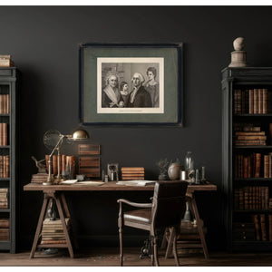 George Washington at Mt Vernon 1889 — Framed Wall Art Room View | Bella Frye