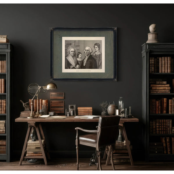 George Washington at Mt Vernon 1889 — Framed Wall Art Room View | Bella Frye