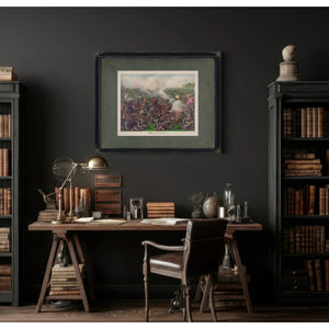 Battle of Five Forks Vacharge of General Sheridan April 1st 1865 1886 — Framed Wall Art Room View | Bella Frye